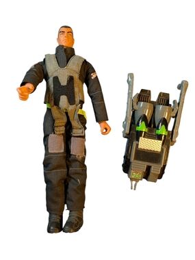 Vintage 1990s G.I. Joe 12”“Airborne Trooper” Action Figure w/ Flight Pack Hasbro
